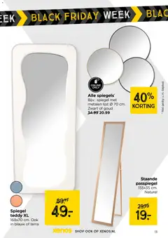 Xenos - Black Friday - Voorbeeld van een folder van Xenos, geldig van 24.11.2025 | Pagina: 13 | Producten: Spiegel
