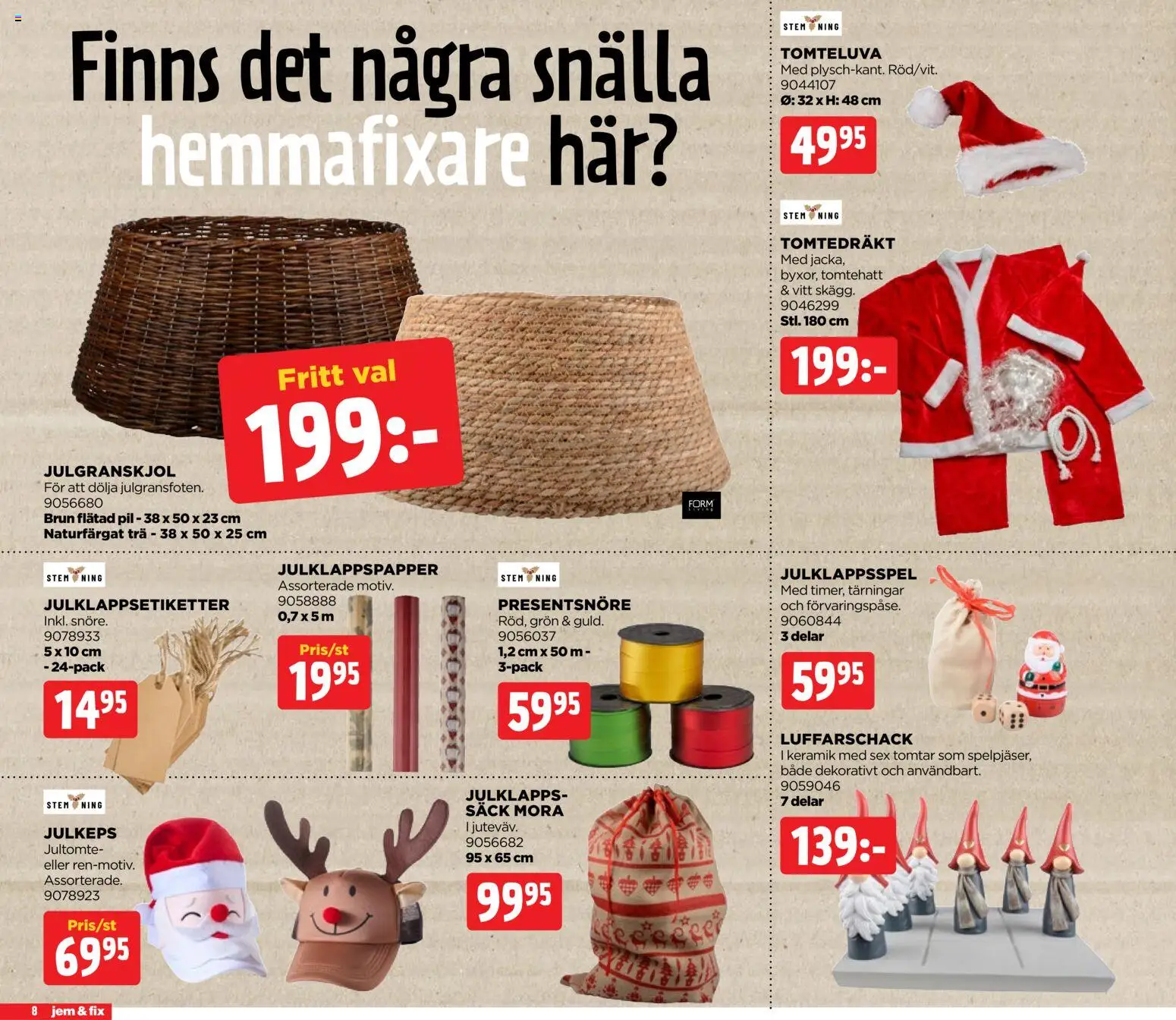 Jem & Fix reklamblad aktuell från 16.11.2025 | Sida: 8