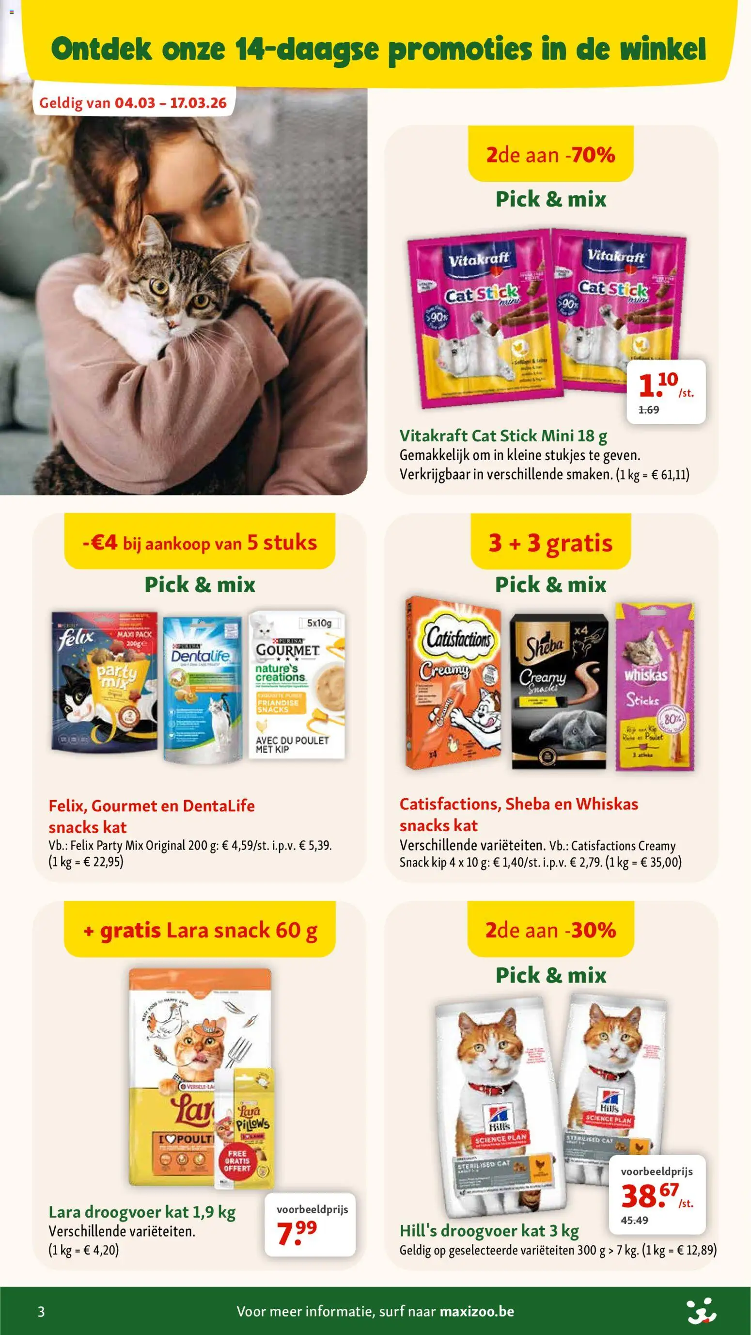 {H1} | Pagina: 3 | Producten: Kip, Snacks