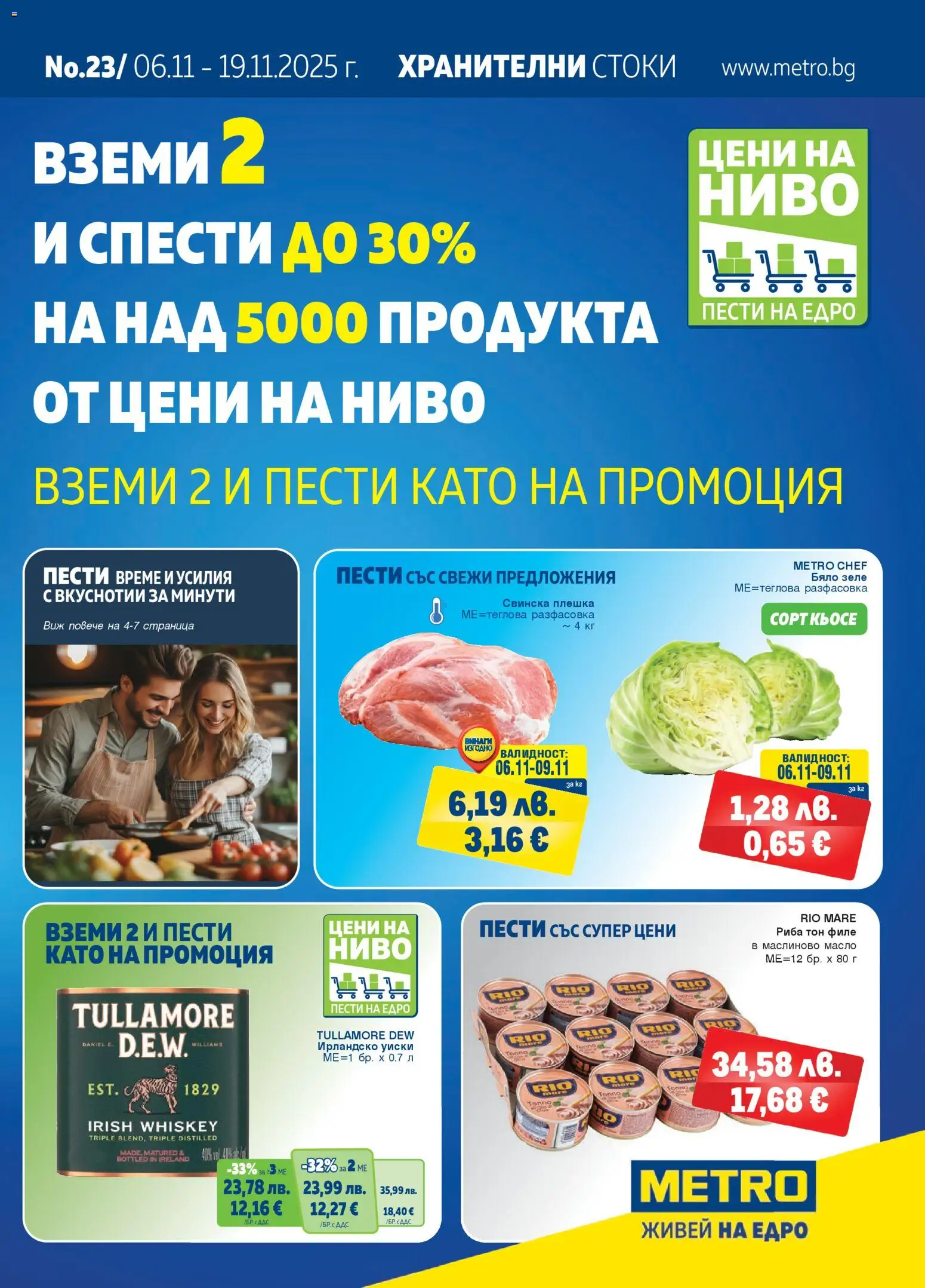 {H1} | Страница: 1 | Продукти: Масло, Зеле, Ирландско уиски, Риба тон