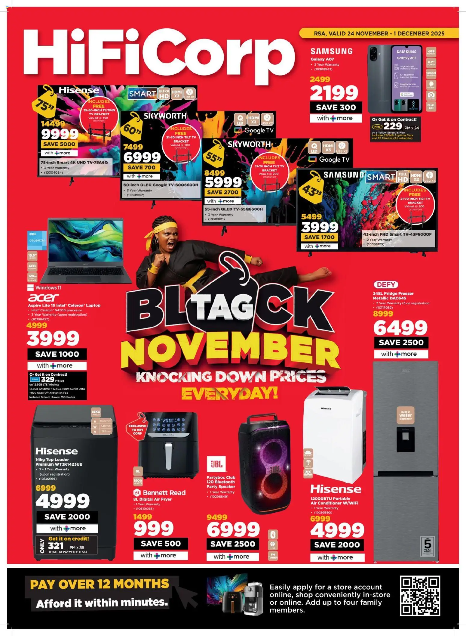 New HiFi Corp catalogue – valid from 24.11.2025 | Page: 1 | Products: Data, Speaker, USB, TV
