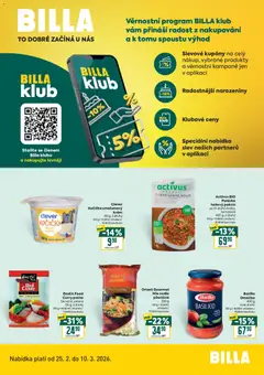 Náhled letáku Billa leták - Bonus club od 25.02.2026
