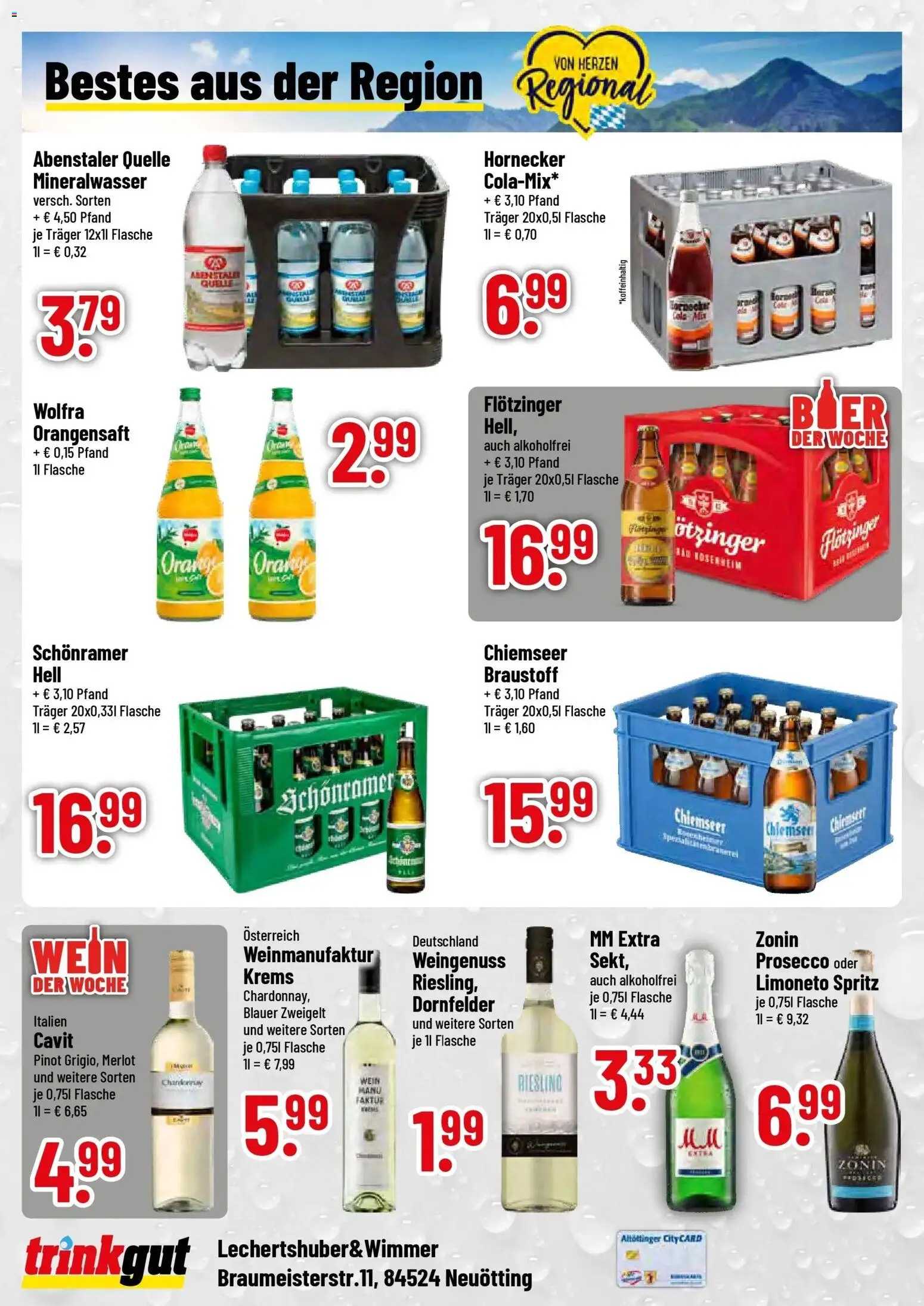 Trinkgut - trinkgut: Wochenangebote – gültig ab 07.12.2025 | Seite: 4 | Produkte: Sekt, Orangensaft, Mineralwasser, Wein