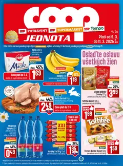 COOP Jednota leták platný od 05.03.2026