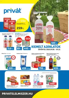 PRIVÁT Déli vármegyék - amely érvényes a következő dátumtól: 09.04.2026