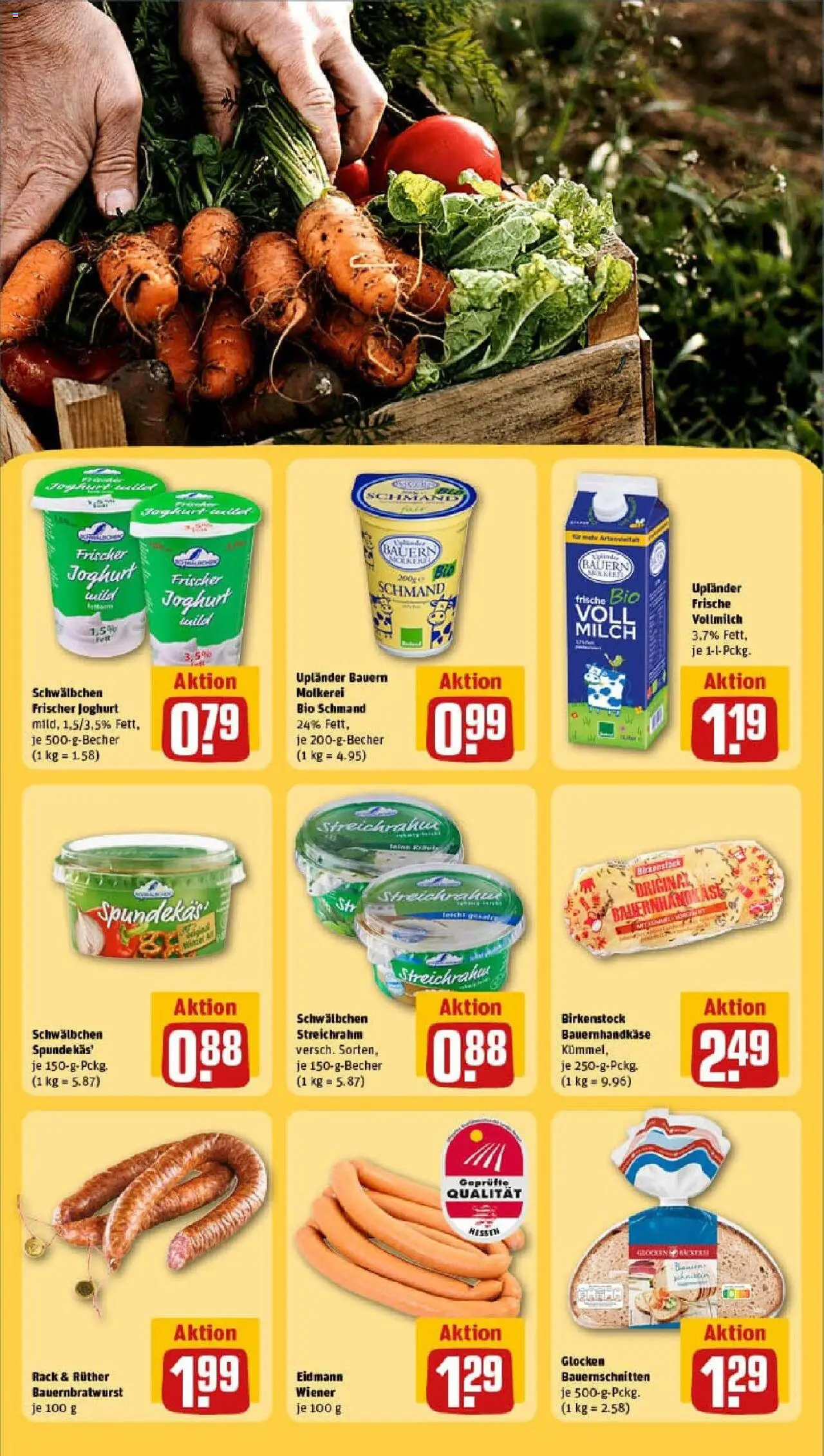 Rewe prospekt Grünberg	 - gültig ab dem 27.07.2025 | Seite: 23 | Produkte: Milch, Joghurt