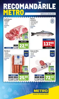 Ofertele Metro valabile de la 22.09.2025