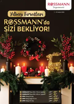 01.12.2025 tarihinden itibaren geçerli olan Rossmann kataloğu önizlemesi