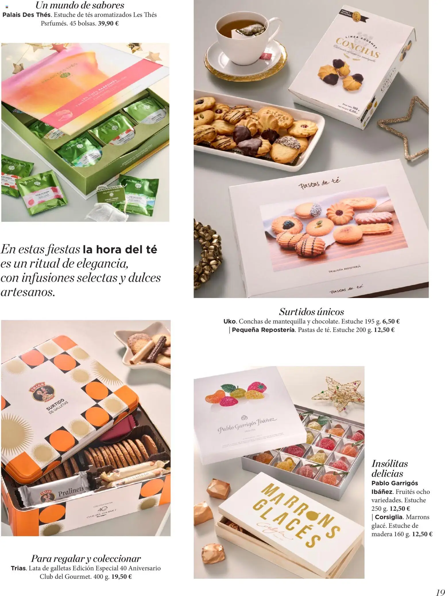 El Corte Inglés ofertas │ válido desde el 19.11.2025 | Página: 19 | Productos: Té, Galletas, Συσκευή ροής