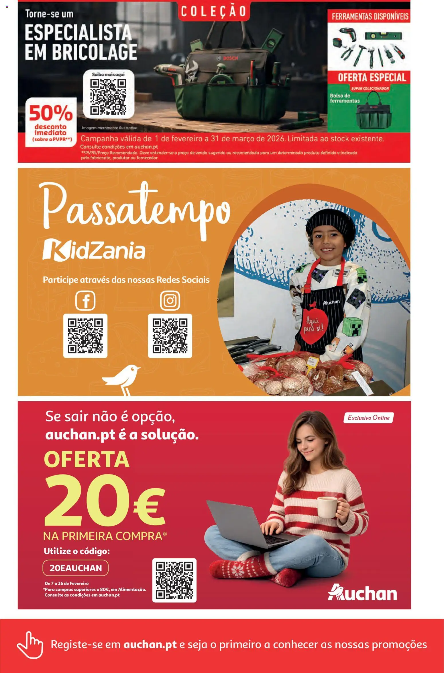 Auchan folheto │ válido de 12.02.2026 | Página: 40 | Produtos: Bolsa, Ferramentas