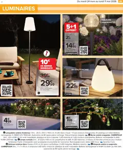 Carrefour - Prévisualisation de Carrefour Jardin là où la vie se cultive valide à partir de 24.03.2026 | Page: 49 | Produits: Câble, USB, Lampadaire, Lampe