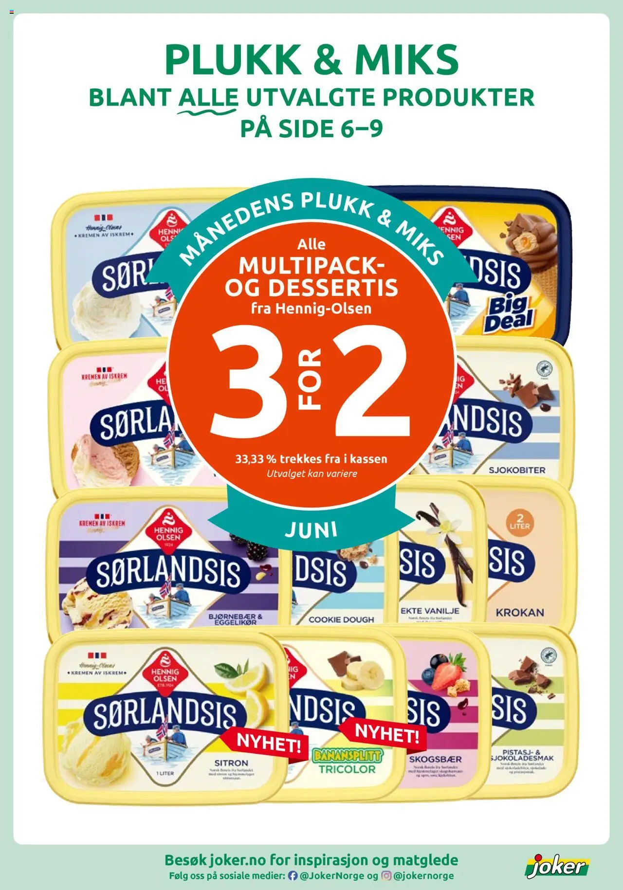  | Side: 9 | Produkter: Iskrem, Sitron, Napolitane, Štedilnik