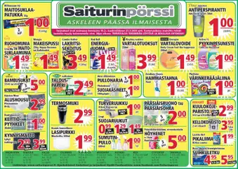 Saiturinpörssi-mainoslehti voimassa 19.03.2026 alkaen