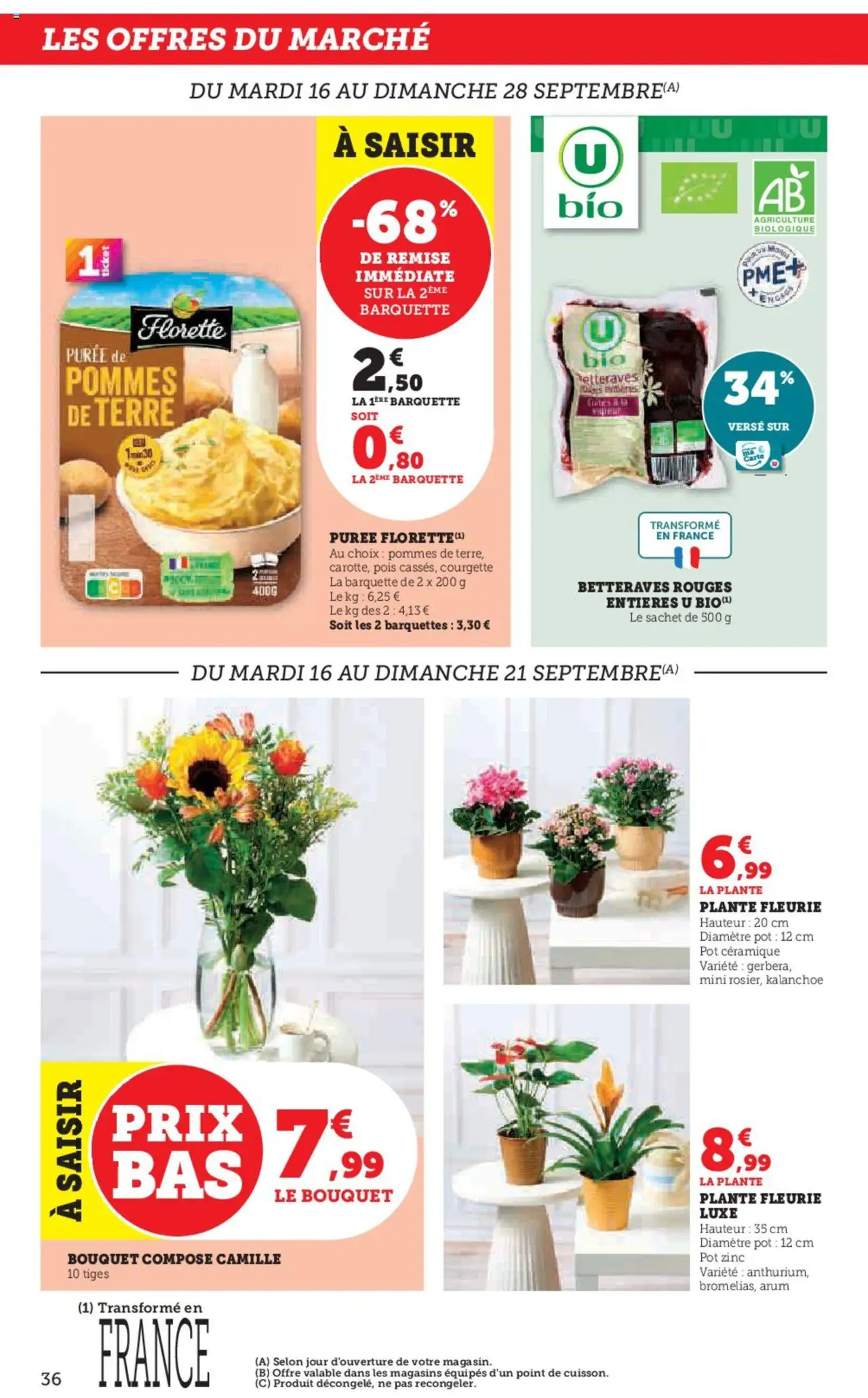  | Page: 36 | Produits: Courgette, Pois, Pommes