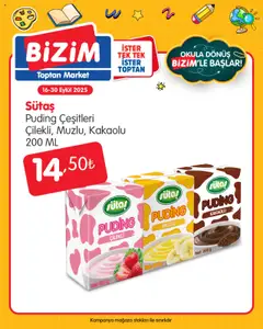 16.09.2025 tarihinden itibaren geçerli olan Bizim Toptan kataloğu önizlemesi