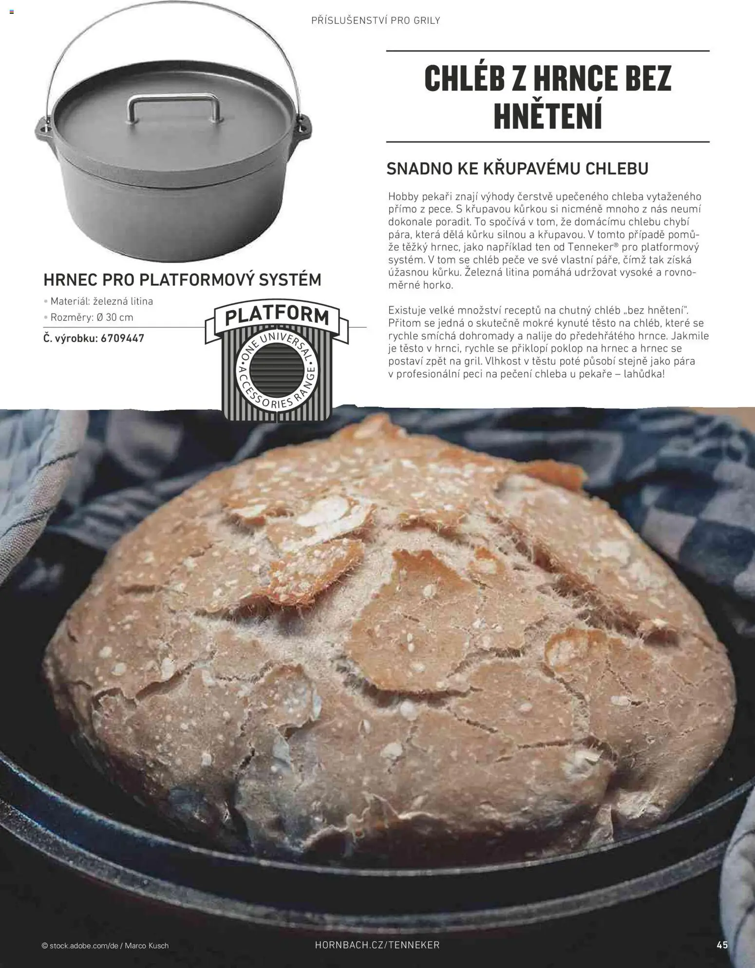 HORNBACH leták - Magazín o grilování od 01.01.2026 | Strana: 45 | Produkty: Chleba, Hrnce, Hrnec, Kynuté těsto