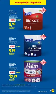 Náhled letáku Lidl Polsko leták - Oszczędzaj każdego dnia od 01.03.2026 | Strana: 9 | Produkty: Velvet, Velvet Turbo