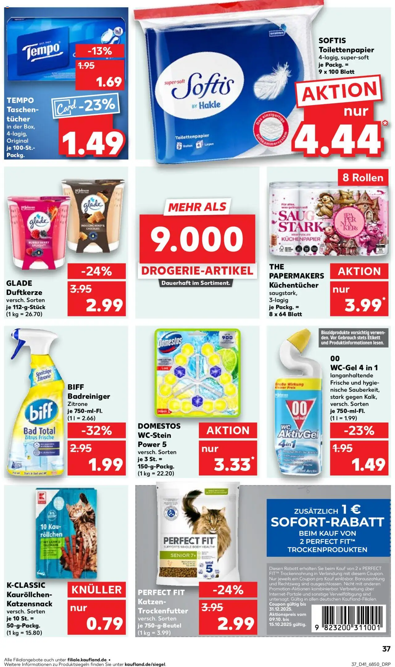 Kaufland prospekt Stuttgart	 – gültig ab 09.10.2025 | Seite: 37 | Produkte: Bad, Tempo, Zitrone, Toilettenpapier