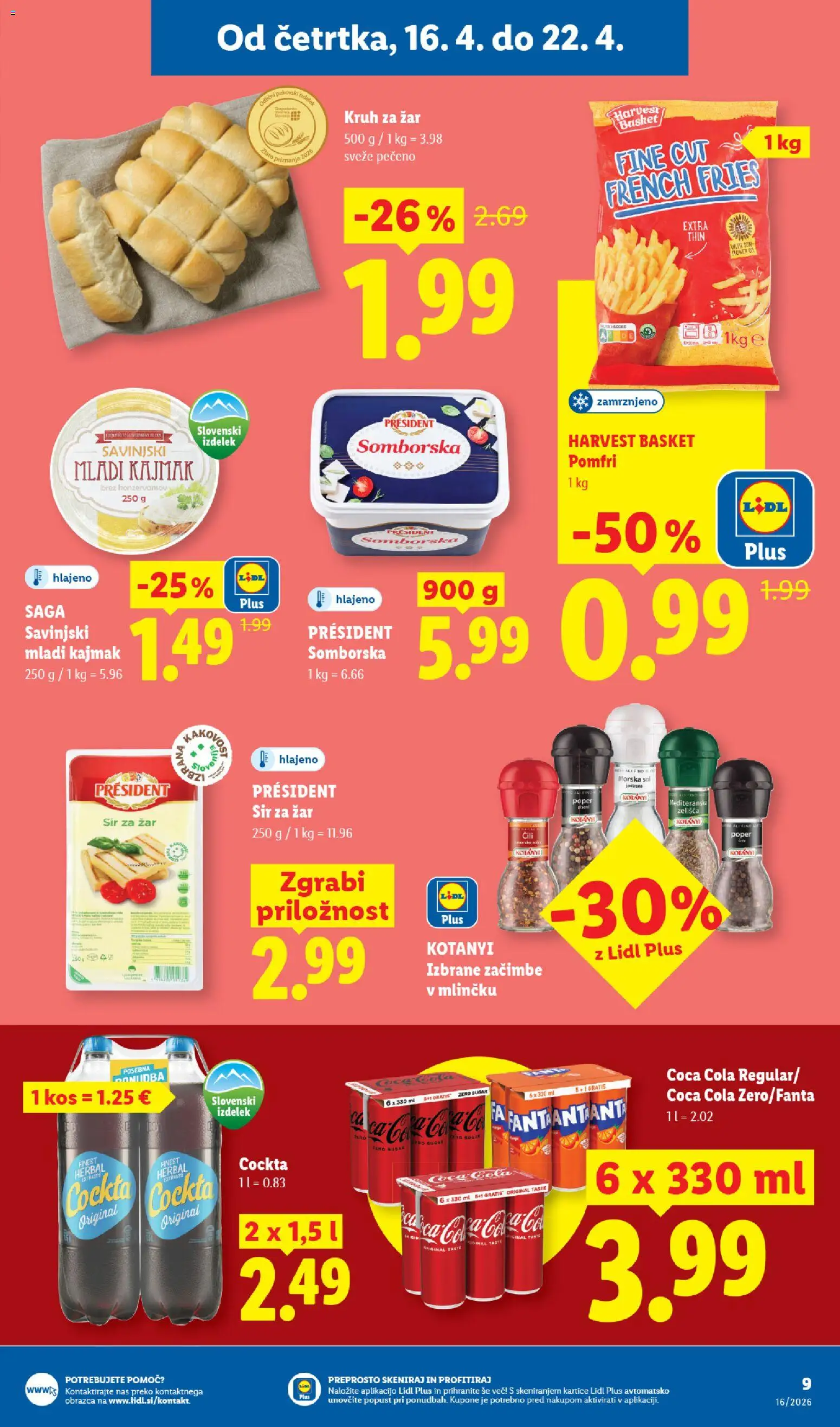 Novi Lidl katalog ponudbe – veljaven od 16.04.2026 | Stran: 9