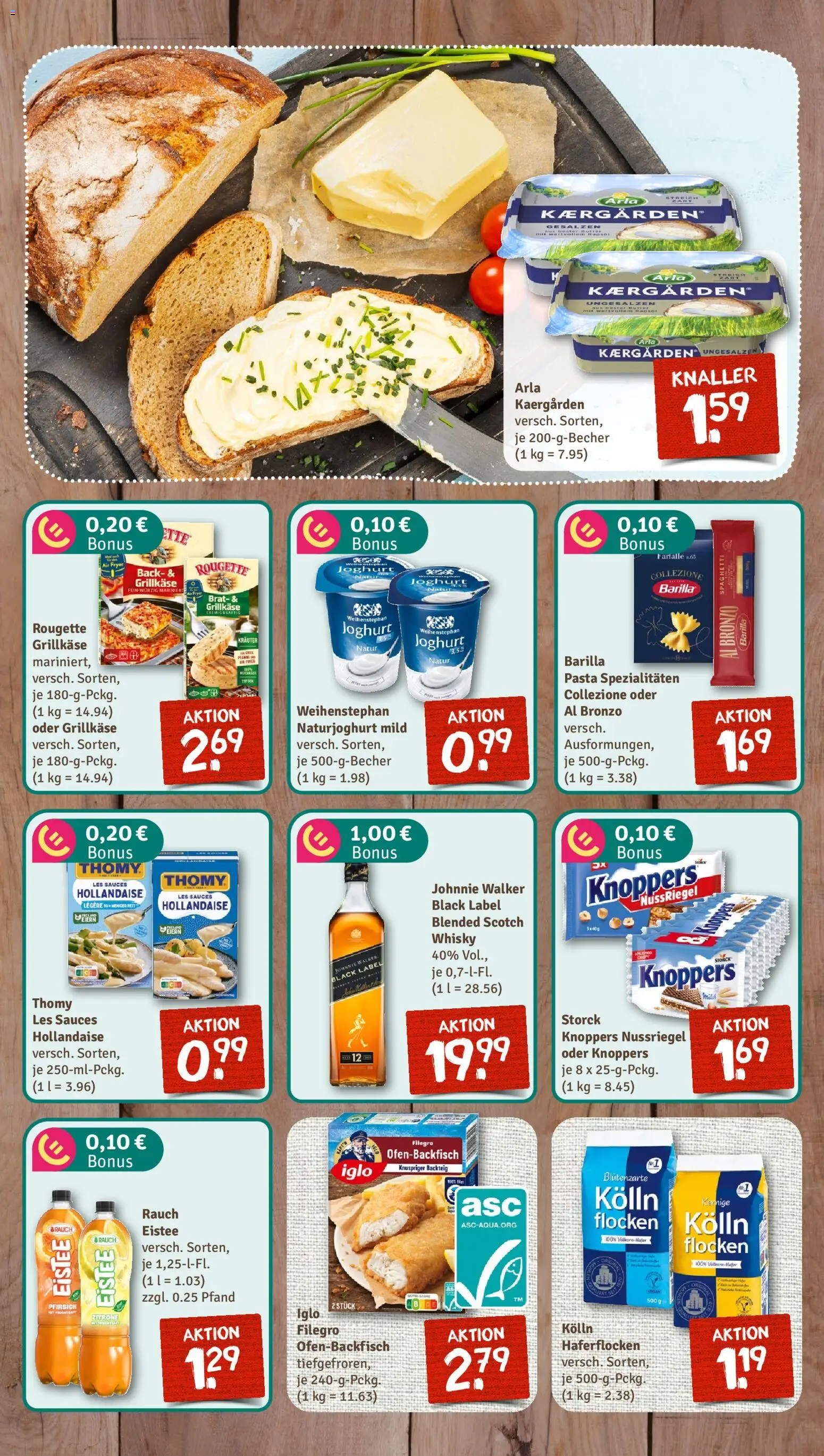 Nahkauf Prospekt – gültig ab 13.04.2026 | Seite: 6 | Produkte: Kolln haferflocken, Thomy les sauces, Butter, Johnnie walker