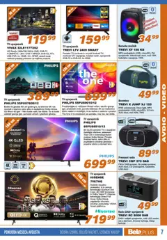 Bela plus katalog │ velja od 18.08.2025 | Stran: 7 | Izdelki: Tv, Mp3, Mikrofon, Karaoke