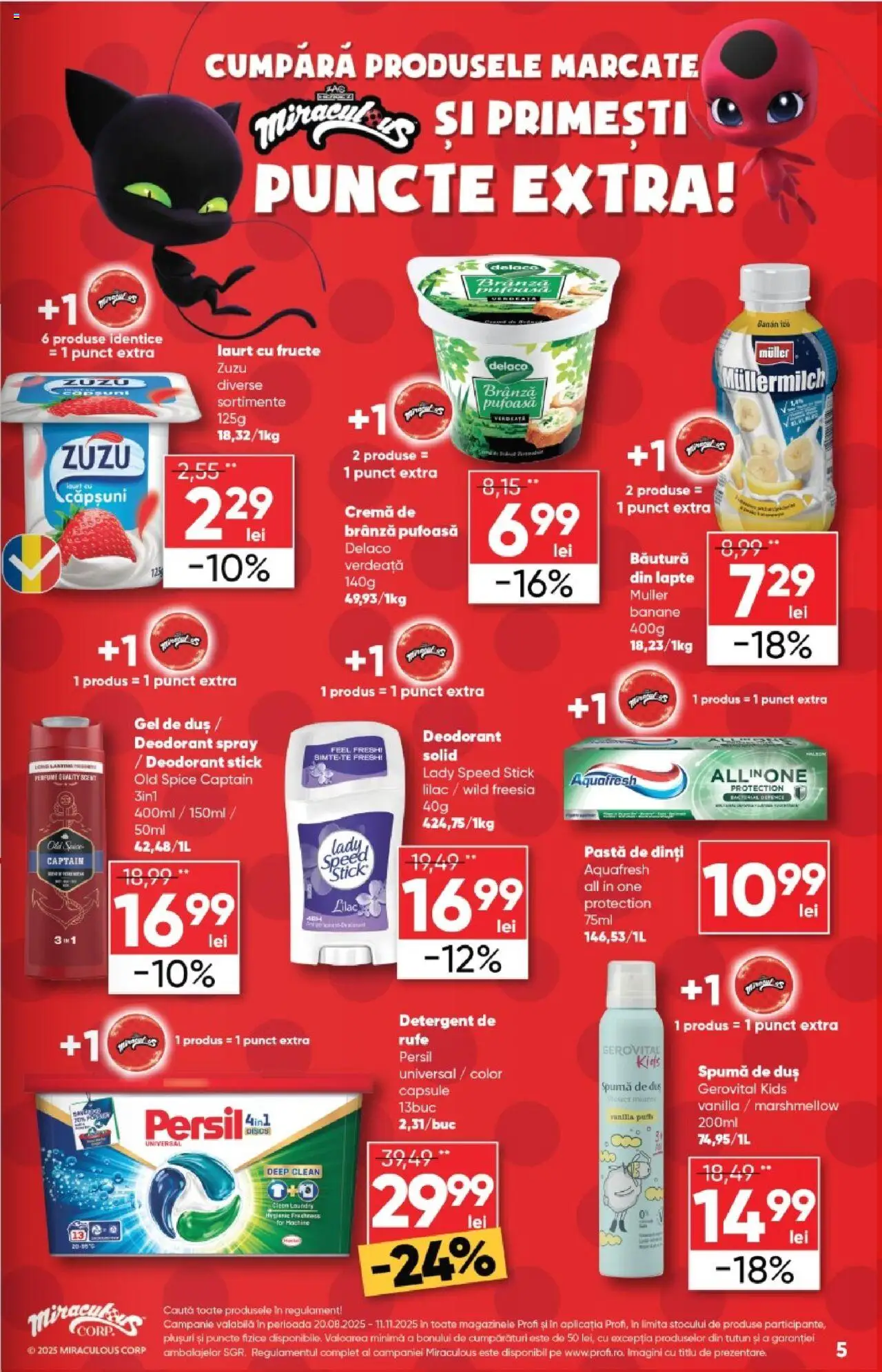 Catalog Profi Loco – valabil de la 20.08.2025 | Pagină: 5 | Produse: Light Kedi Konservesi, Lapte, Cremă, Gel de duș