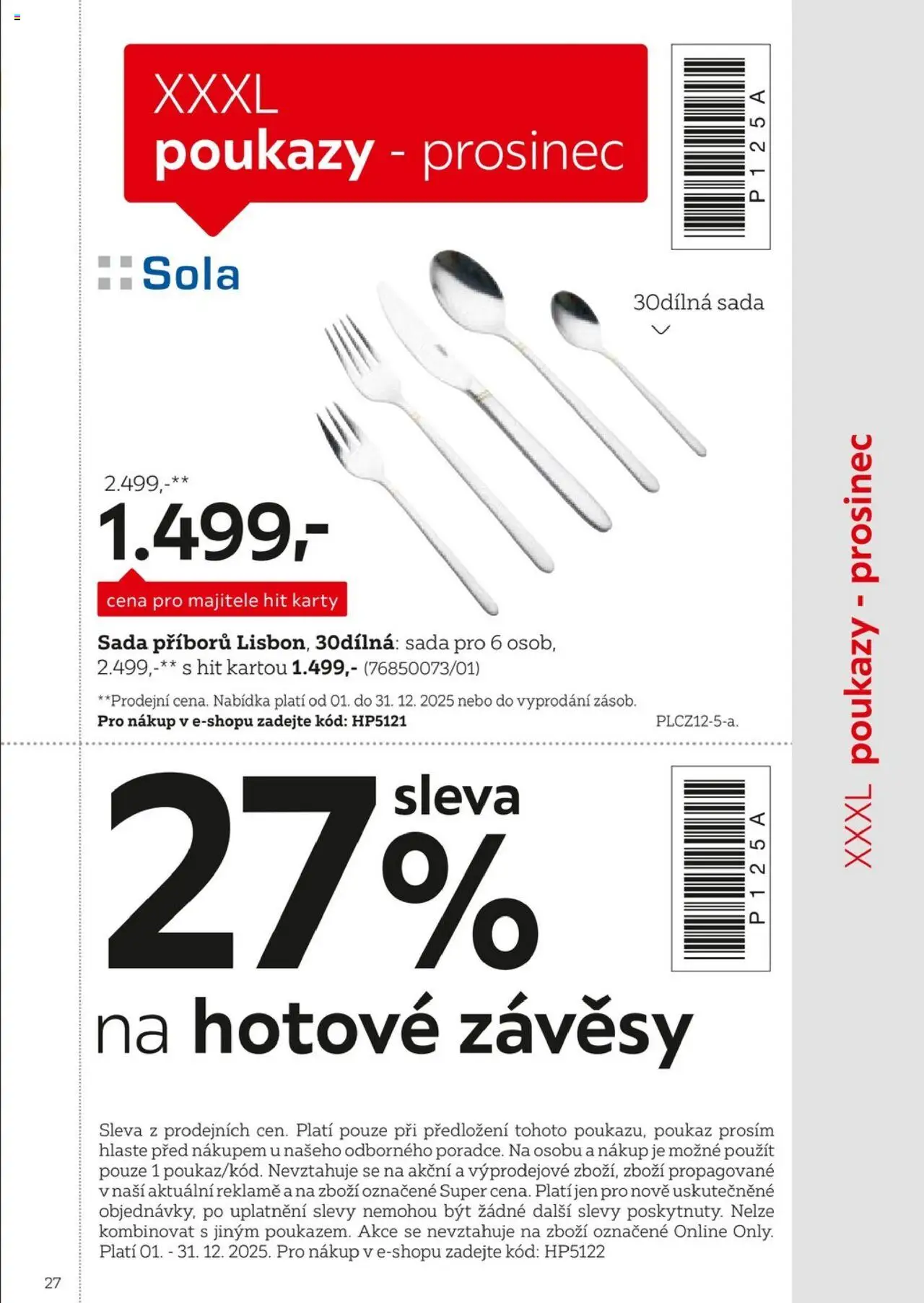 XXXLutz leták - Být věrným zákazníkem se vyplatí od 01.08.2025 | Strana: 27 | Produkty: Karty, Závěsy