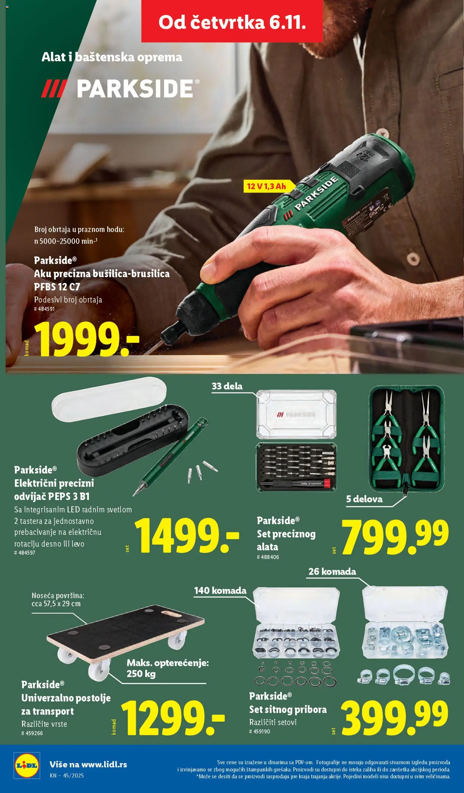 Lidl katalog - važi od 06.11.2025 | Strana: 52 | Proizvode: Parkside