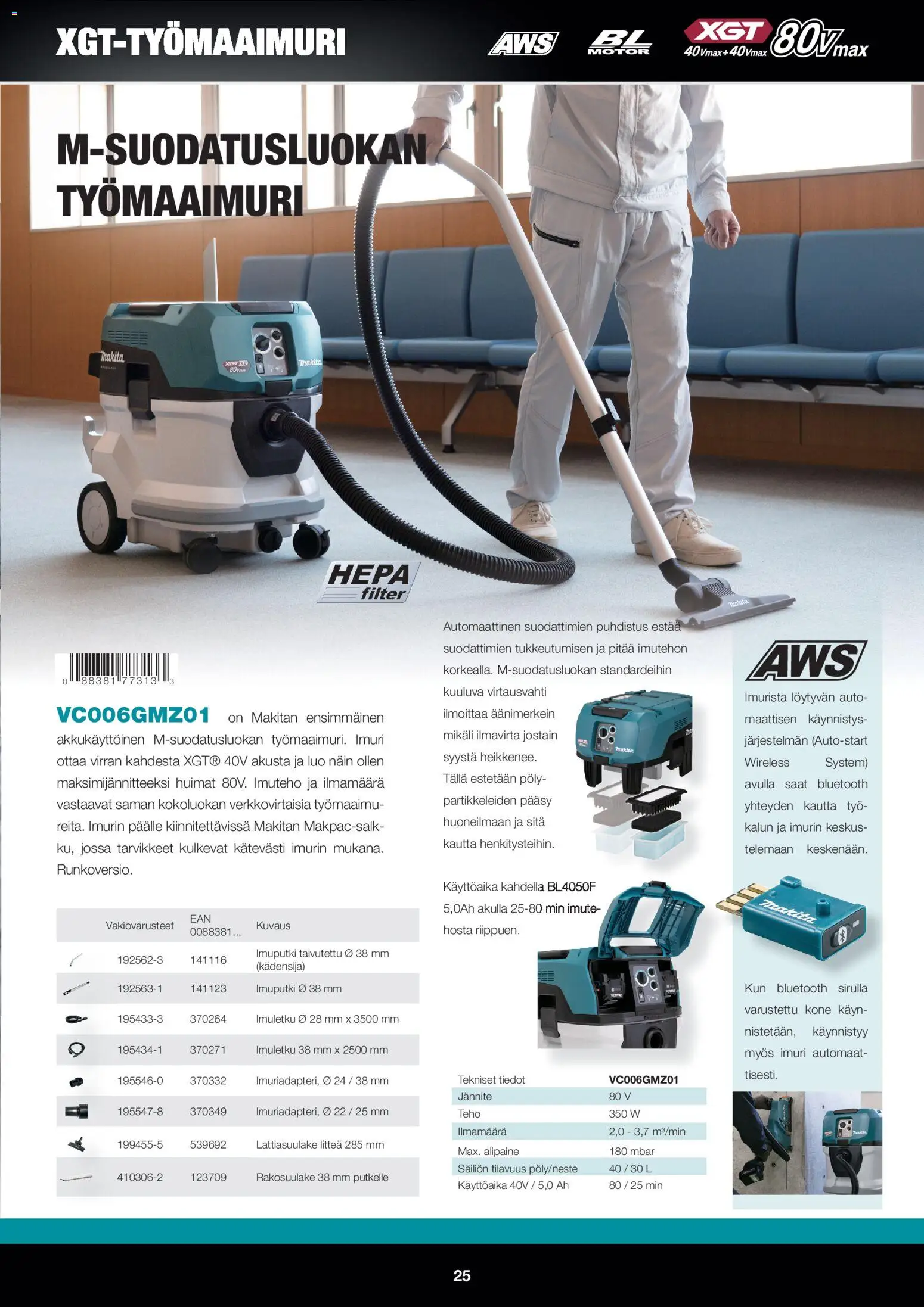 Makita tarjoukset – voimassa 01.12.2025 alkaen | Sivu: 25