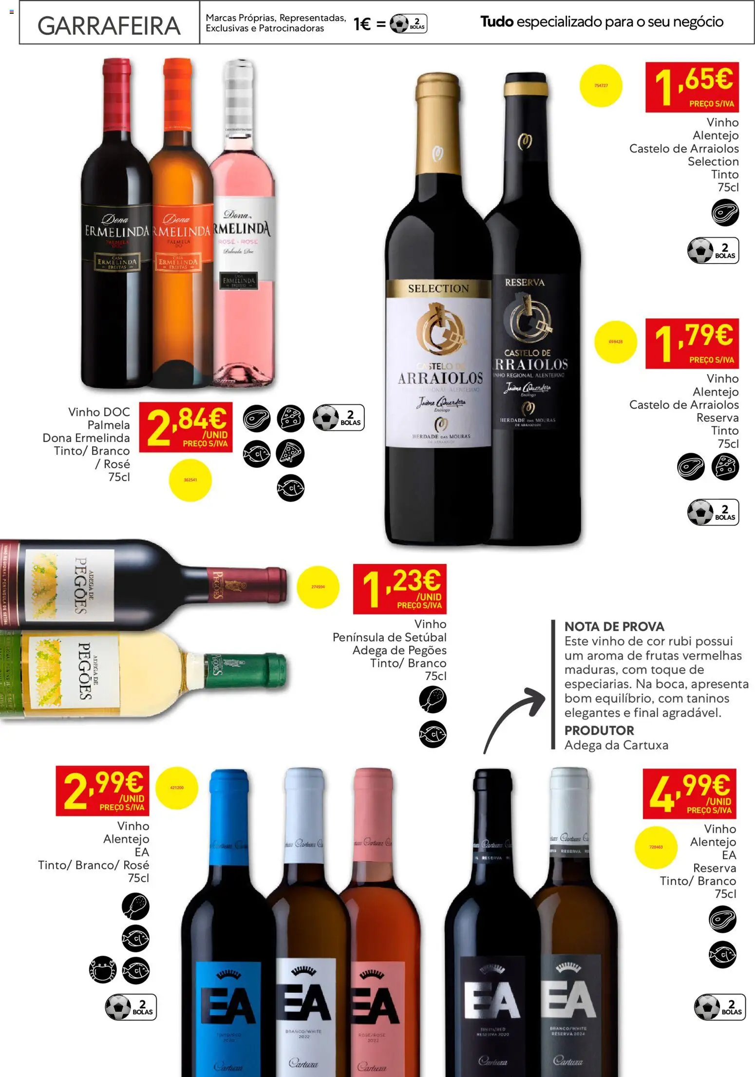 Recheio Horeca │ válido de 24.03.2026 | Página: 28 | Produtos: Vinho
