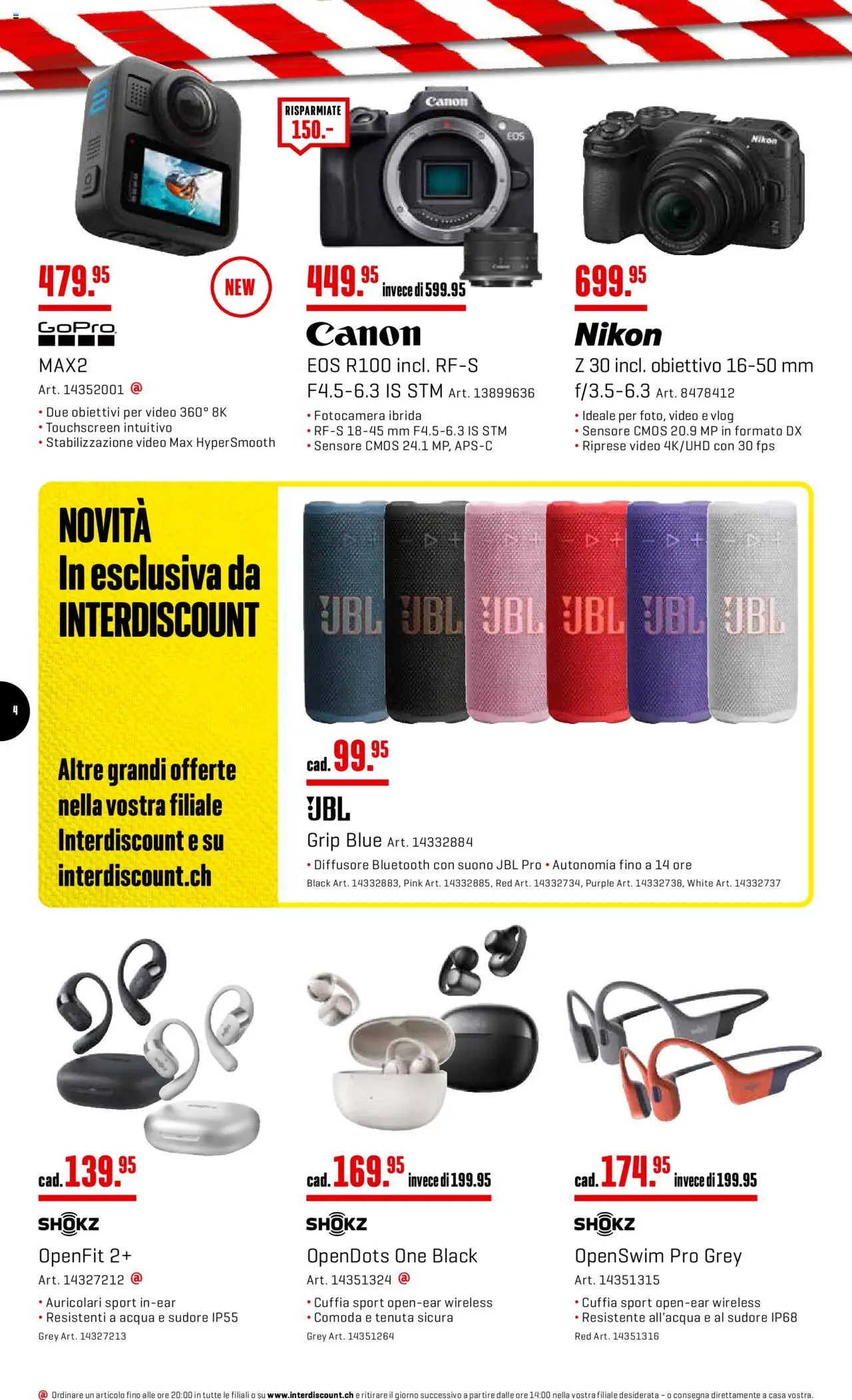 Interdiscount Aktionen IT – gültig ab 06.10.2025 | Seite: 4 | Produkte: Video