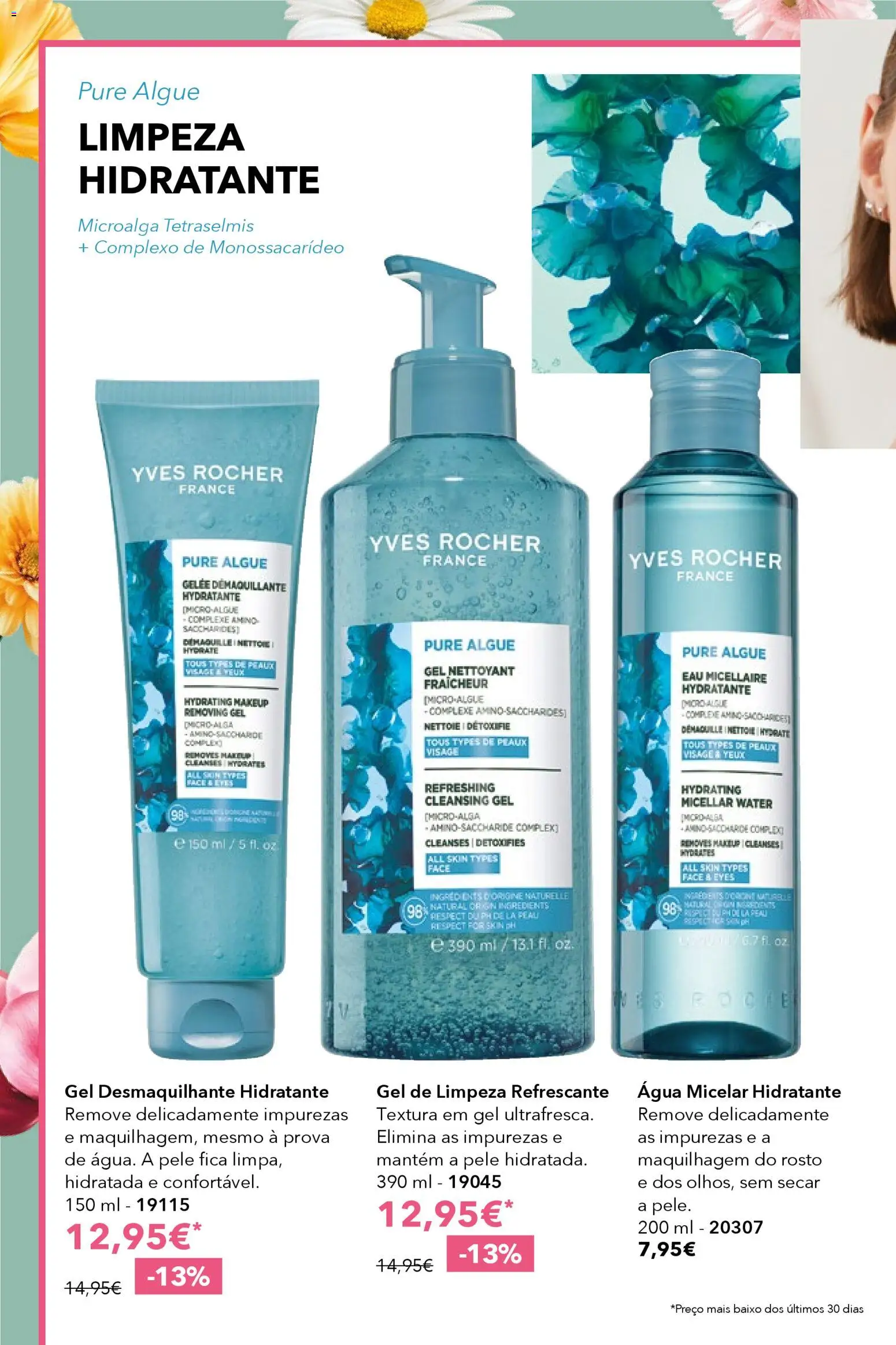 Yves Rocher catálogo 6 │ válido de 17.04.2026 | Página: 24 | Produtos: Agua, Água micelar, Maquilhagem, Gel de limpeza