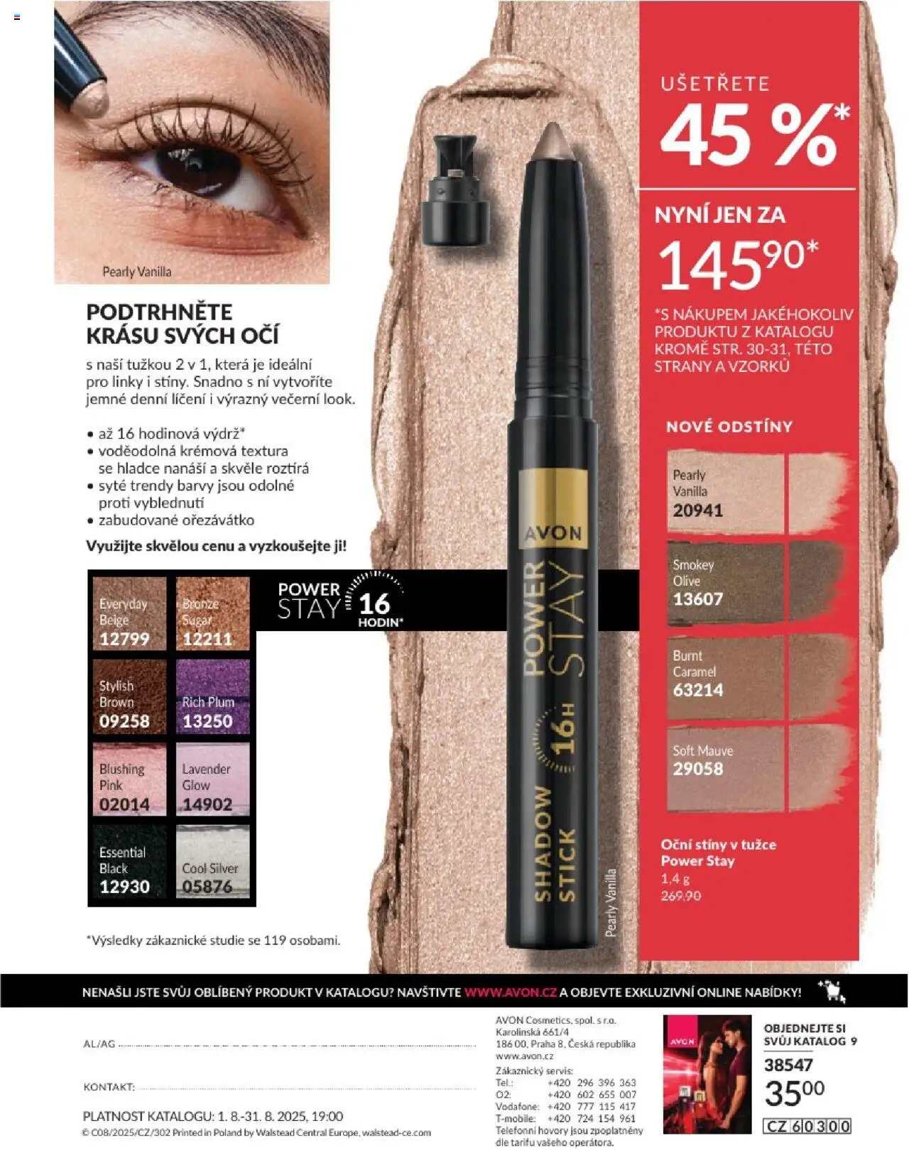 Avon katalog 8/2025 od 31.07.2025 | Strana: 196 | Produkty: Ořezávátko, Barvy, Oční stíny