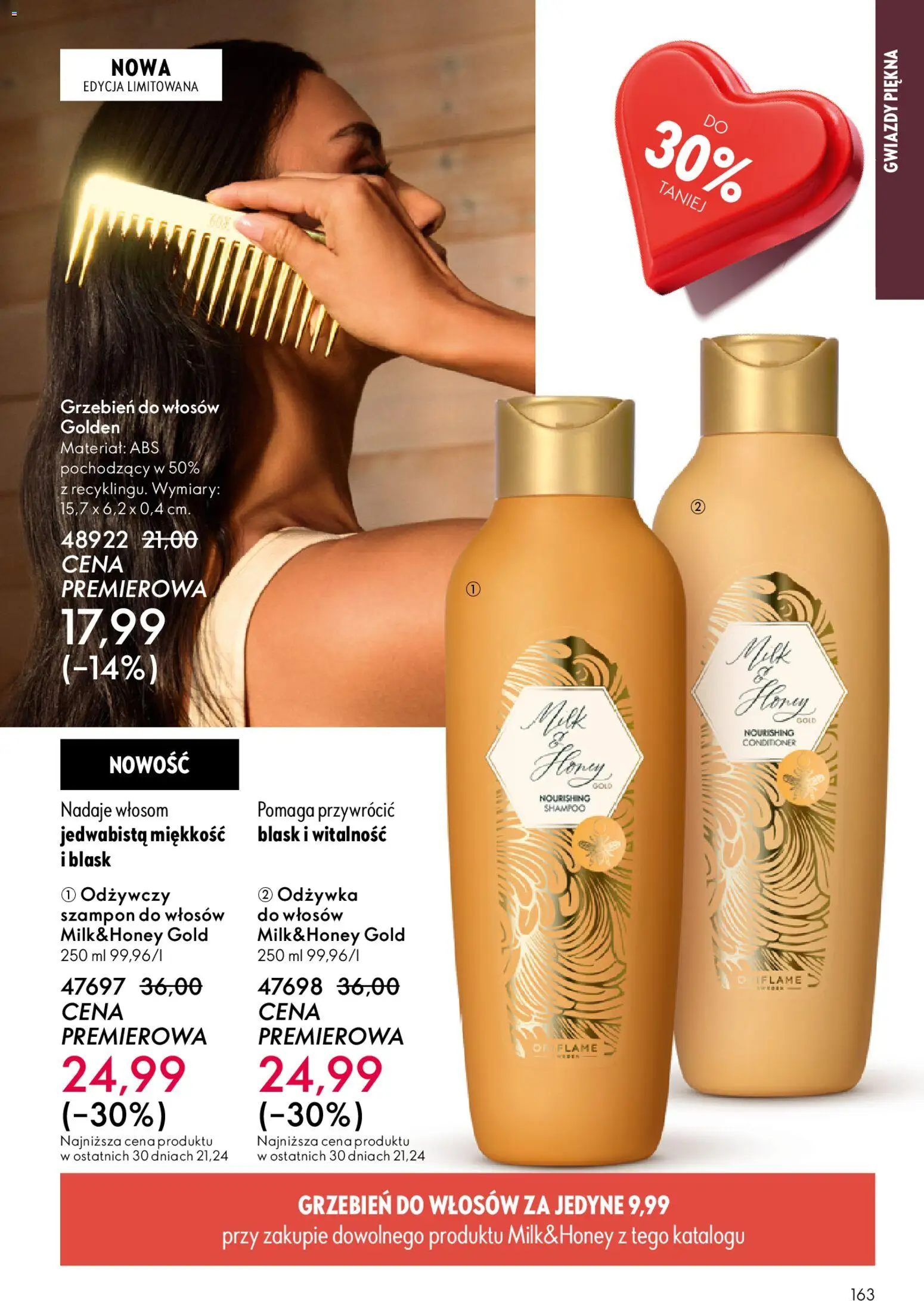Oriflame Katalog 2 2026 od 21.01.2026 | Strona: 163 | Produkty: Szampon, Odżywka, Grzebień