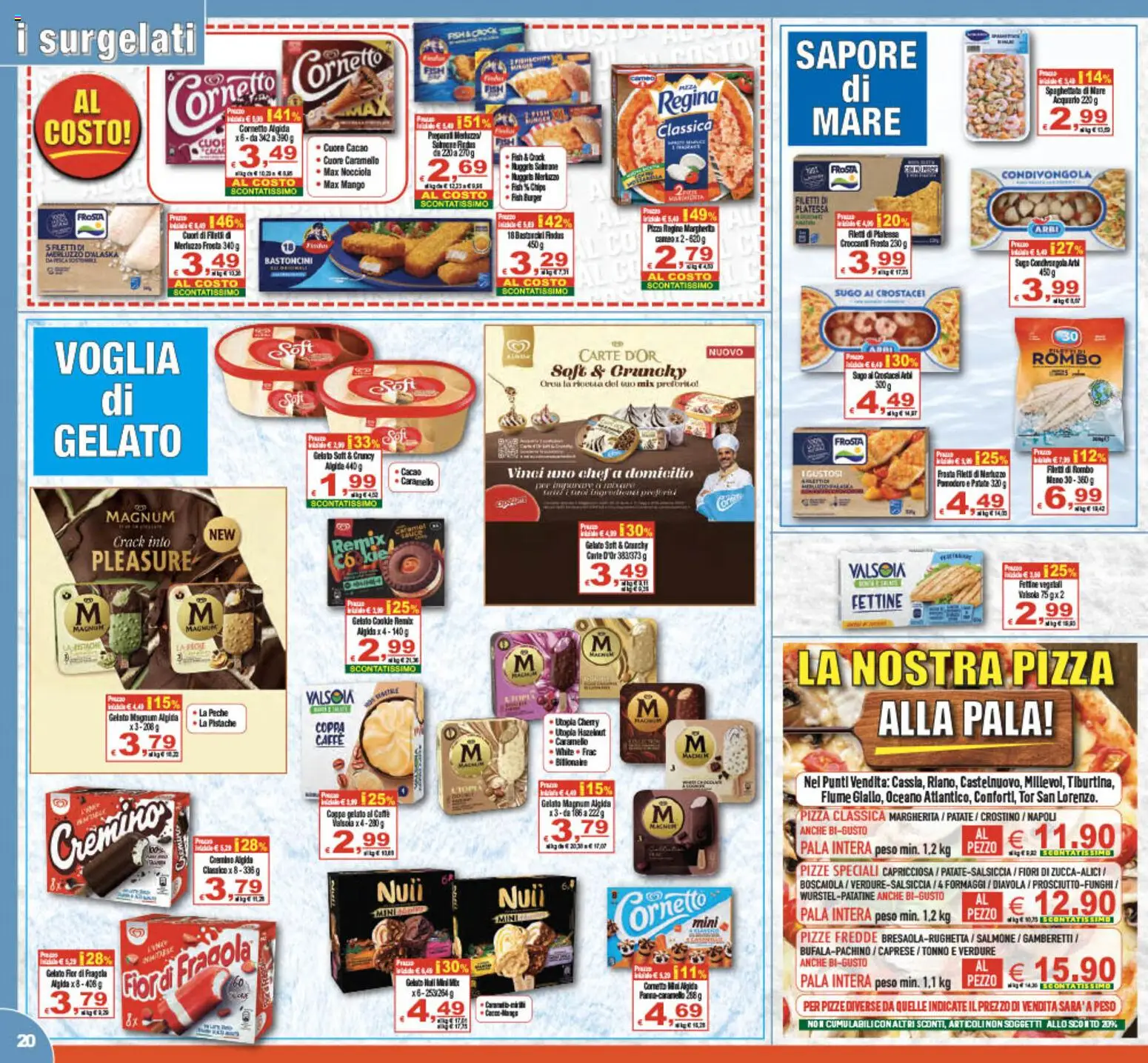 Volantino CTS del 17.04.2026 | Pagina: 20 | Prodotti: Salmone, Gelato, Patate, Cacao