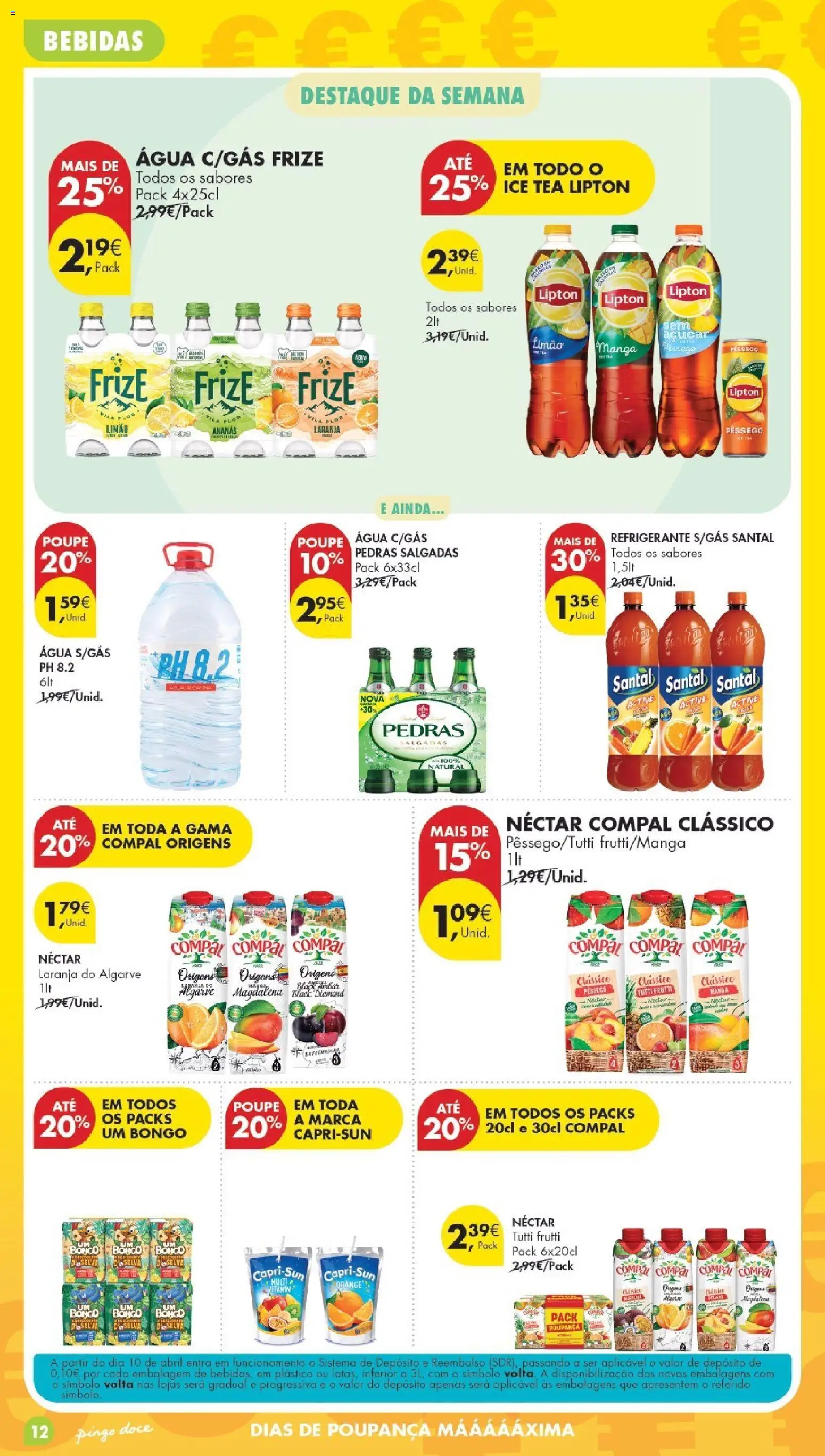 Pingo Doce Poupe Esta Semana Madeira │ válido de 28.04.2026 | Página: 12 | Produtos: Agua, Refrigerante, Açúcar
