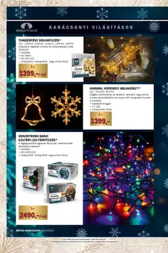 Metro - Ünnepi katalógus - amely érvényes a következő dátumtól: 02.11.2025 | Oldal: 36 | Termékek: Fényfüzér, Kábel, Polcok, Dekoráció