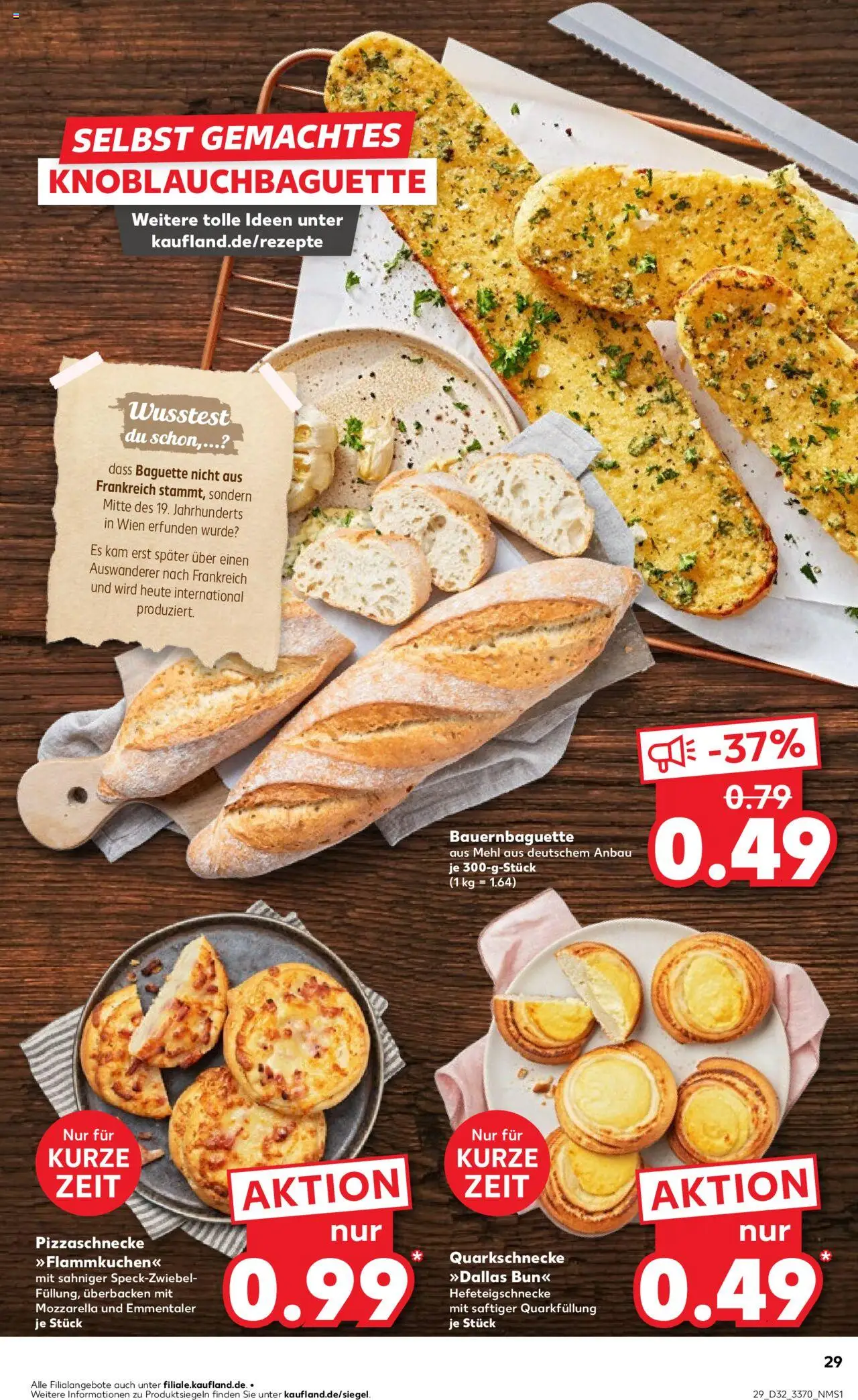 Kaufland prospekt Berlin	 - gültig ab dem 07.08.2025 | Seite: 29 | Produkte: Mehl, Mozzarella, Baguette, Pizza