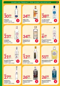 Pogląd oferty "Eurocash Gazetka - Katalog Alkoholowy" - ważna od 01.11.2025 | Strona: 4 | Produkty: Wódka, Baczewski wódka