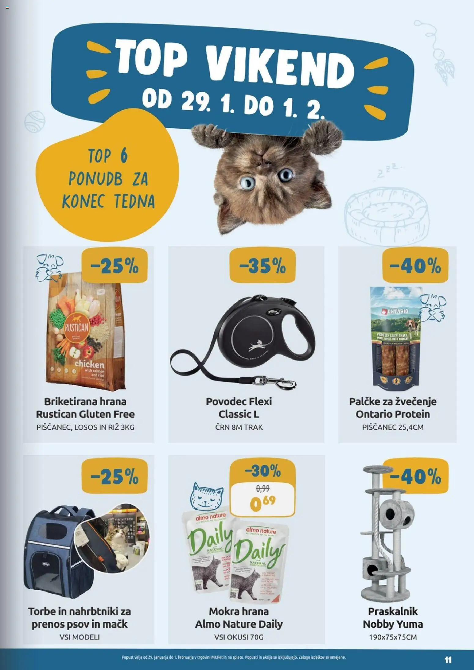Novi Mr. Pet katalog ponudbe – veljaven od 01.01.2026 | Stran: 11 | Izdelki: Losos, Riz