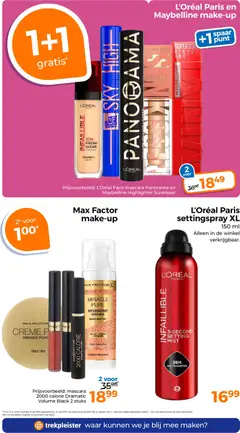 Trekpleister - Folder - Voorbeeld van een folder van Trekpleister, geldig van 28.10.2025 | Pagina: 10 | Producten: Foundation, Kan, Mascara, Crème