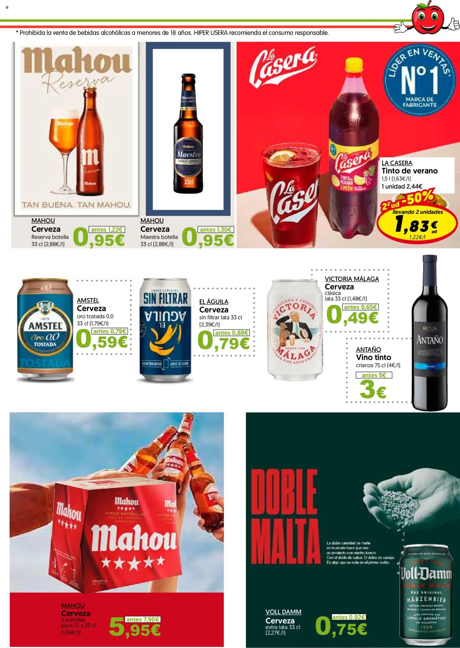 Hiper Usera folleto │ válido desde el 30.03.2026 | Página: 7 | Productos: Vino, Cerveza