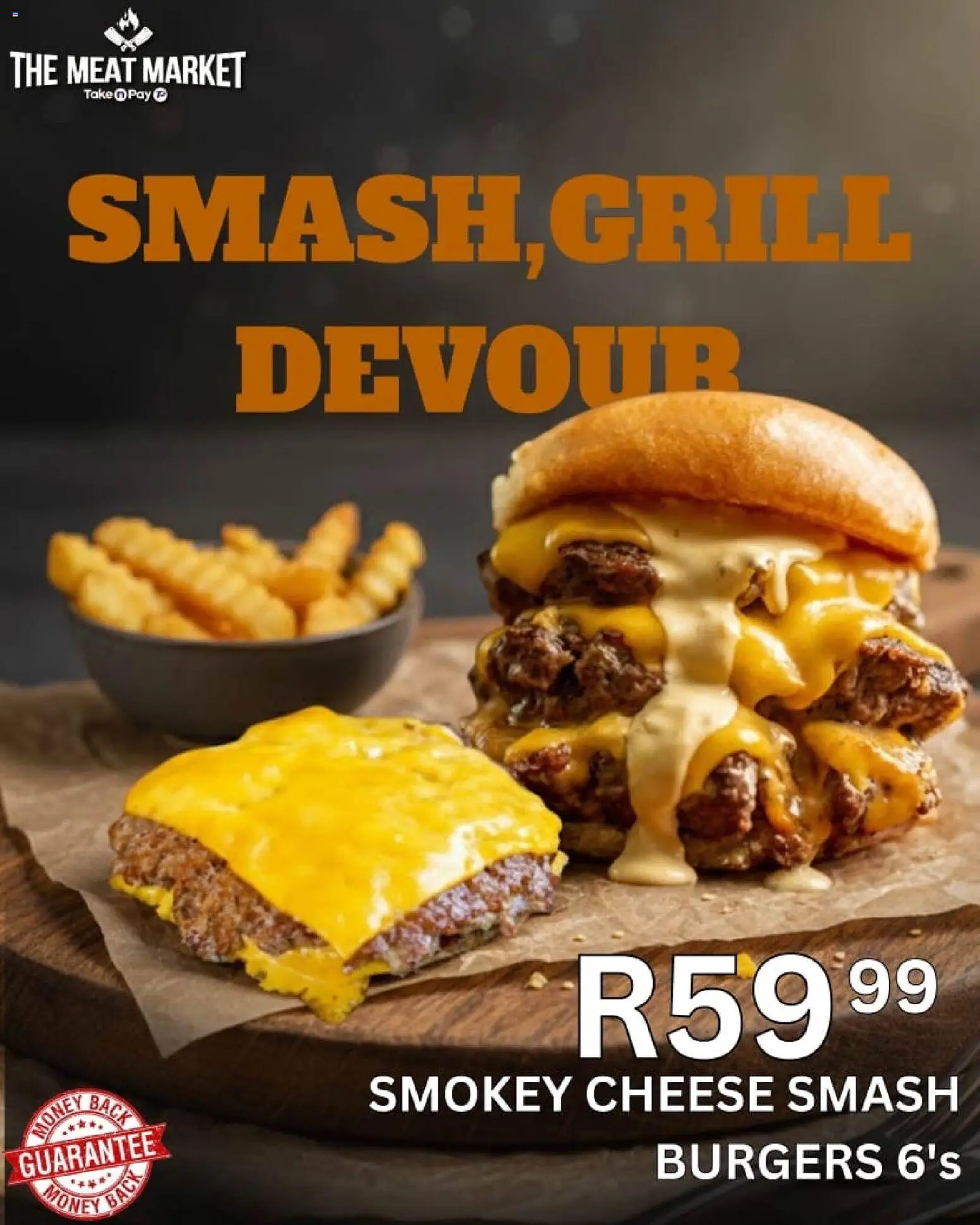 New Take n Pay catalogue – valid from 17.02.2026 | Page: 3 | Products: Cheese, Burgers