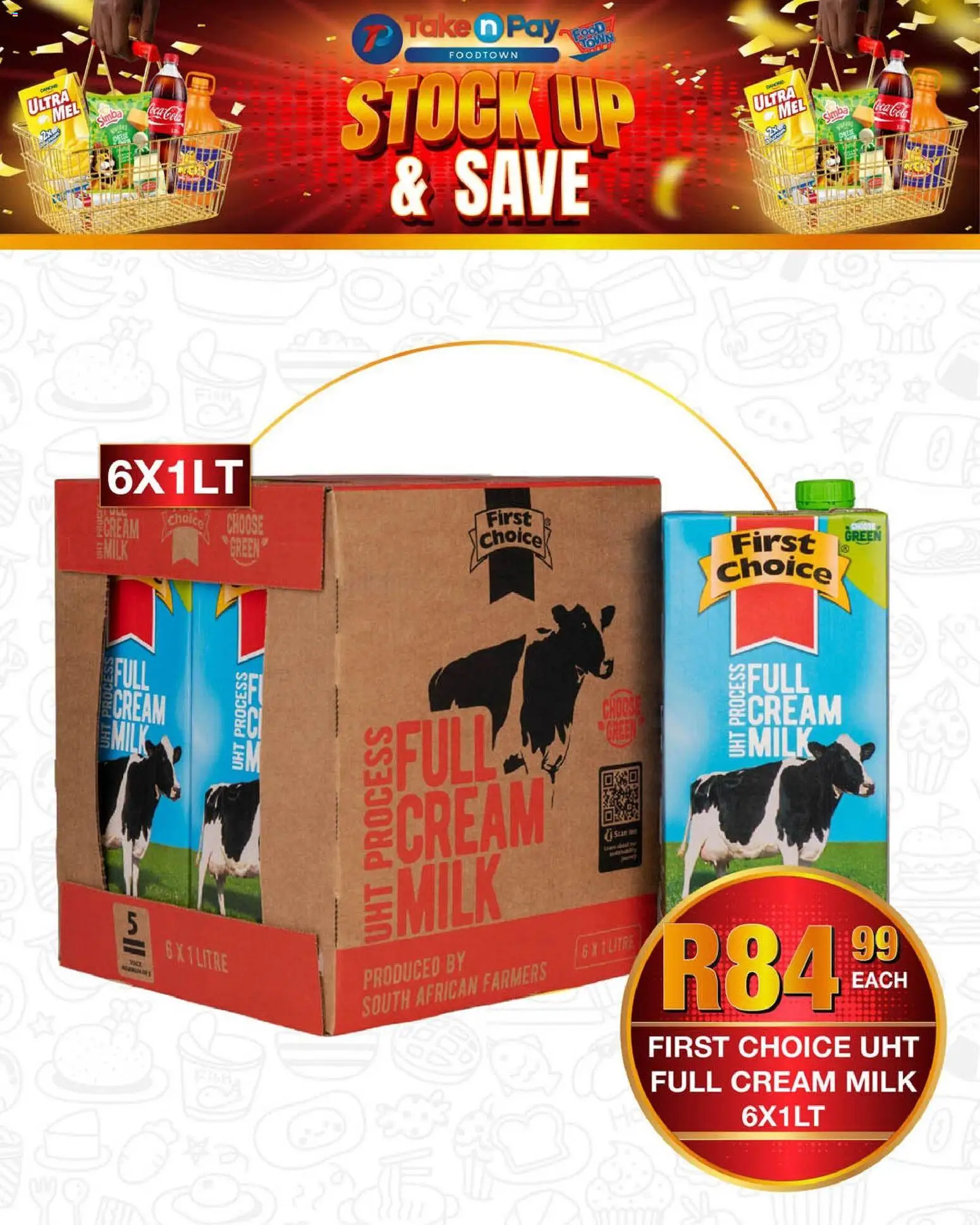 New Take n Pay catalogue – valid from 27.04.2026 | Page: 24 | Products: Milk, Cream, Stock