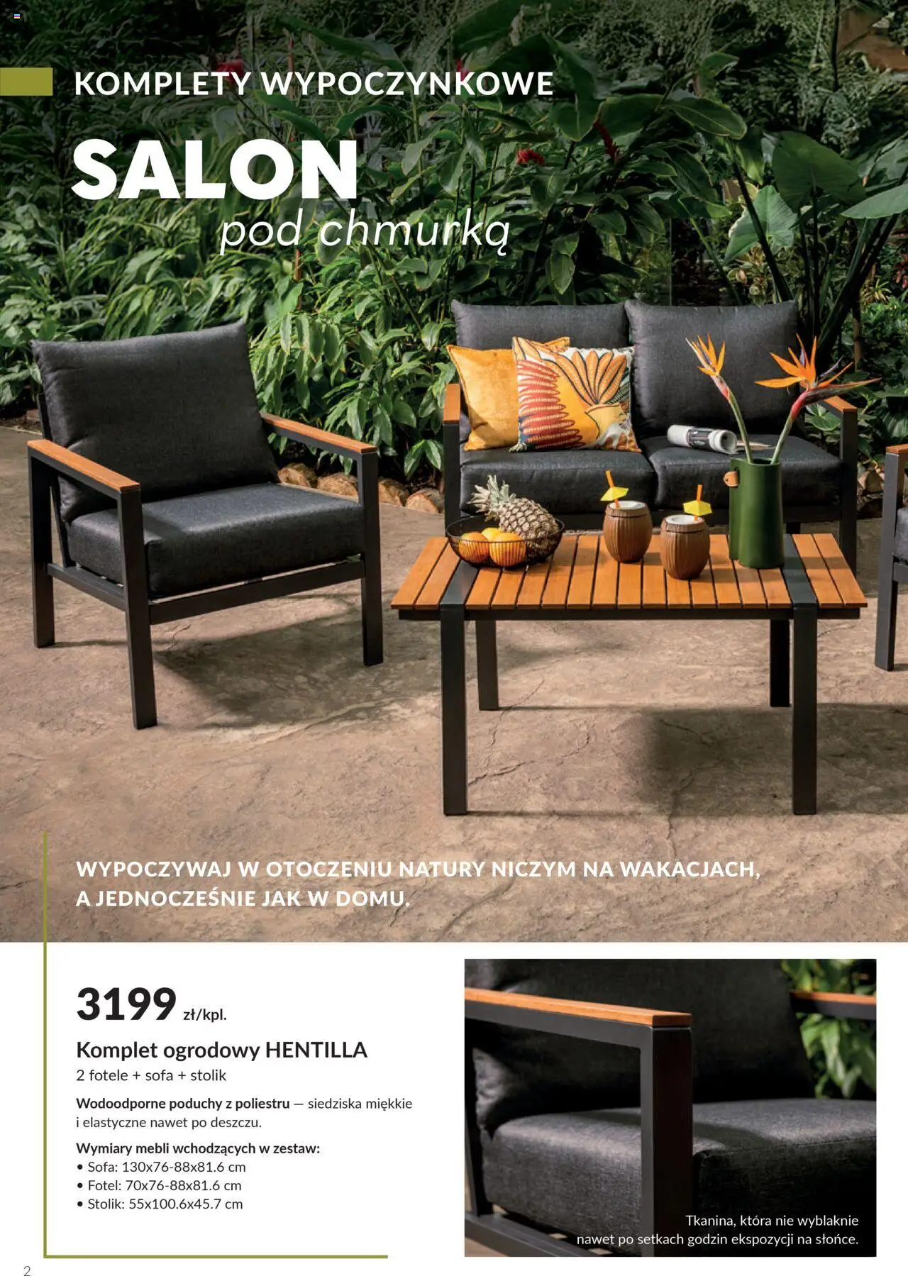 Salony Agata Gazetka - Ogród od 26.05.2025 | Strona: 2 | Produkty: Sofa, Fotel