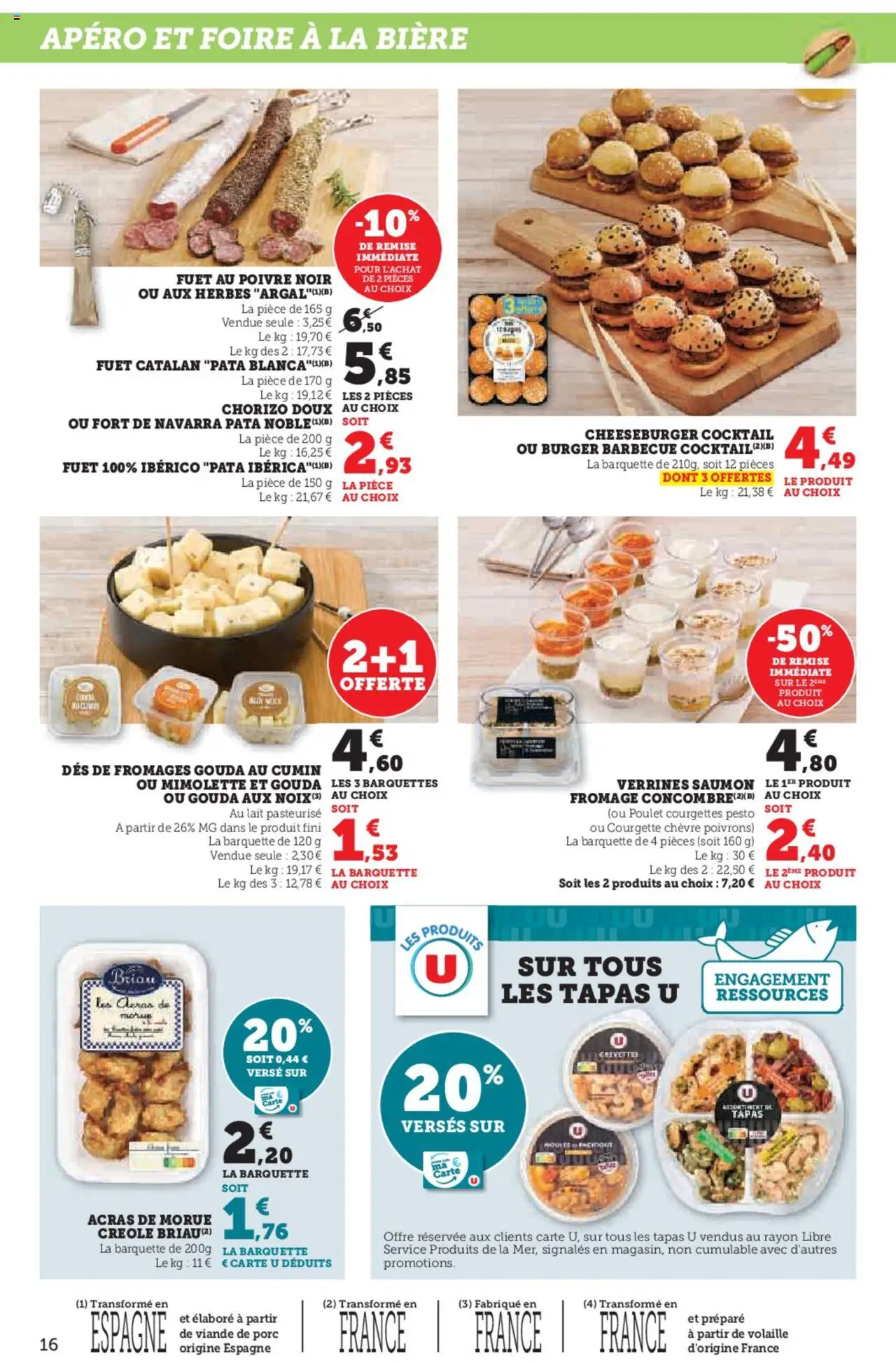  | Page: 16 | Produits: Courgette, Cumin, Morue, Gouda