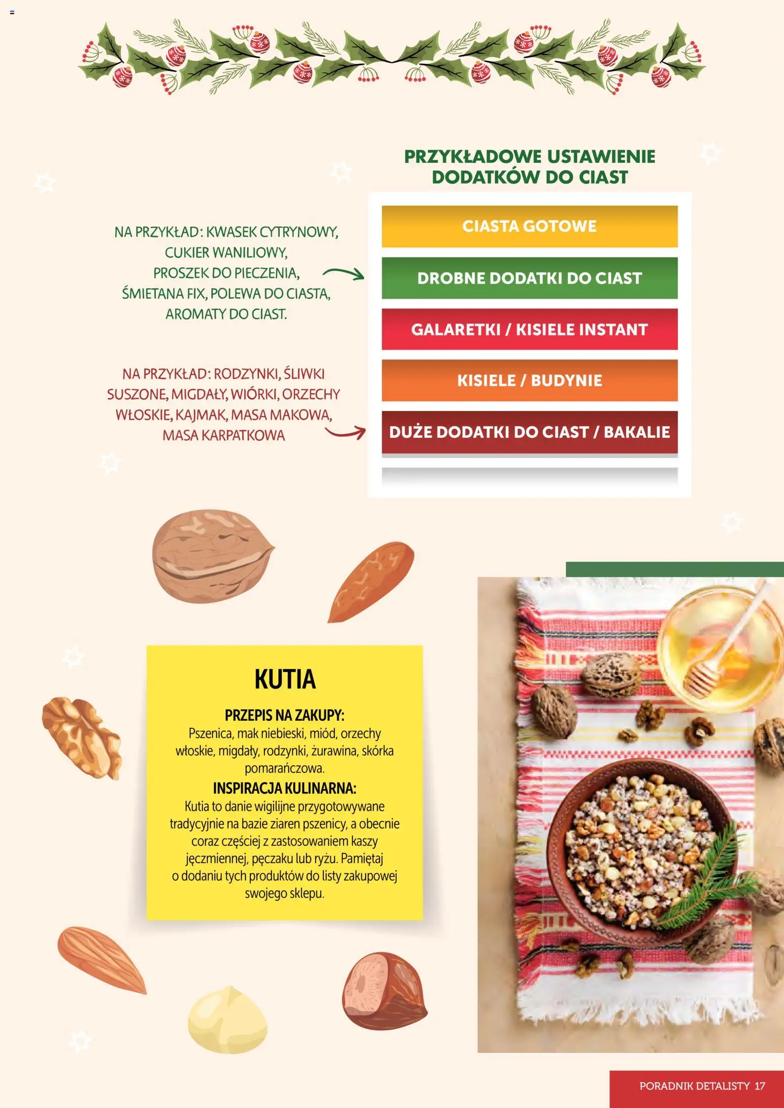 Eurocash Gazetka - Czas Świętowania od 03.11.2025 | Strona: 17 | Produkty: Mak, Galaretki, Śmietana, Cukier