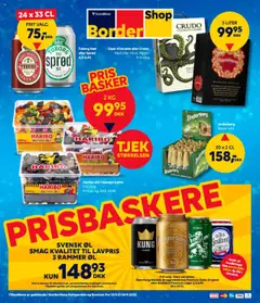 Eksempel på tilbudsavis Bordershop - Tilbudsavis fra butik Bordershop gyldig fra 13.08.2025