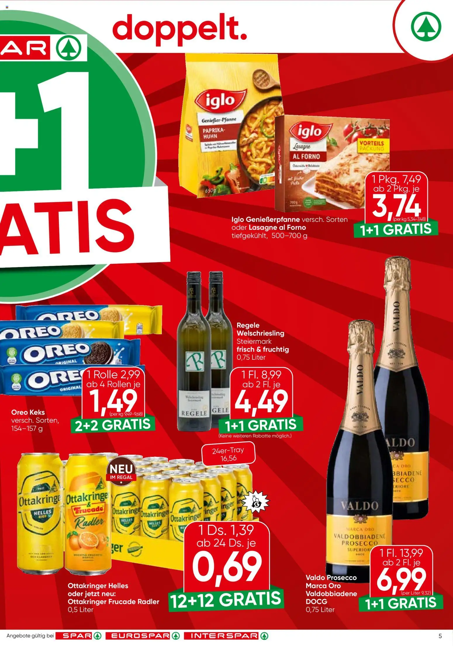 Spar Flugblatt - Wien gültig ab 16.04.2026 | Seite: 5 | Produkte: Regal