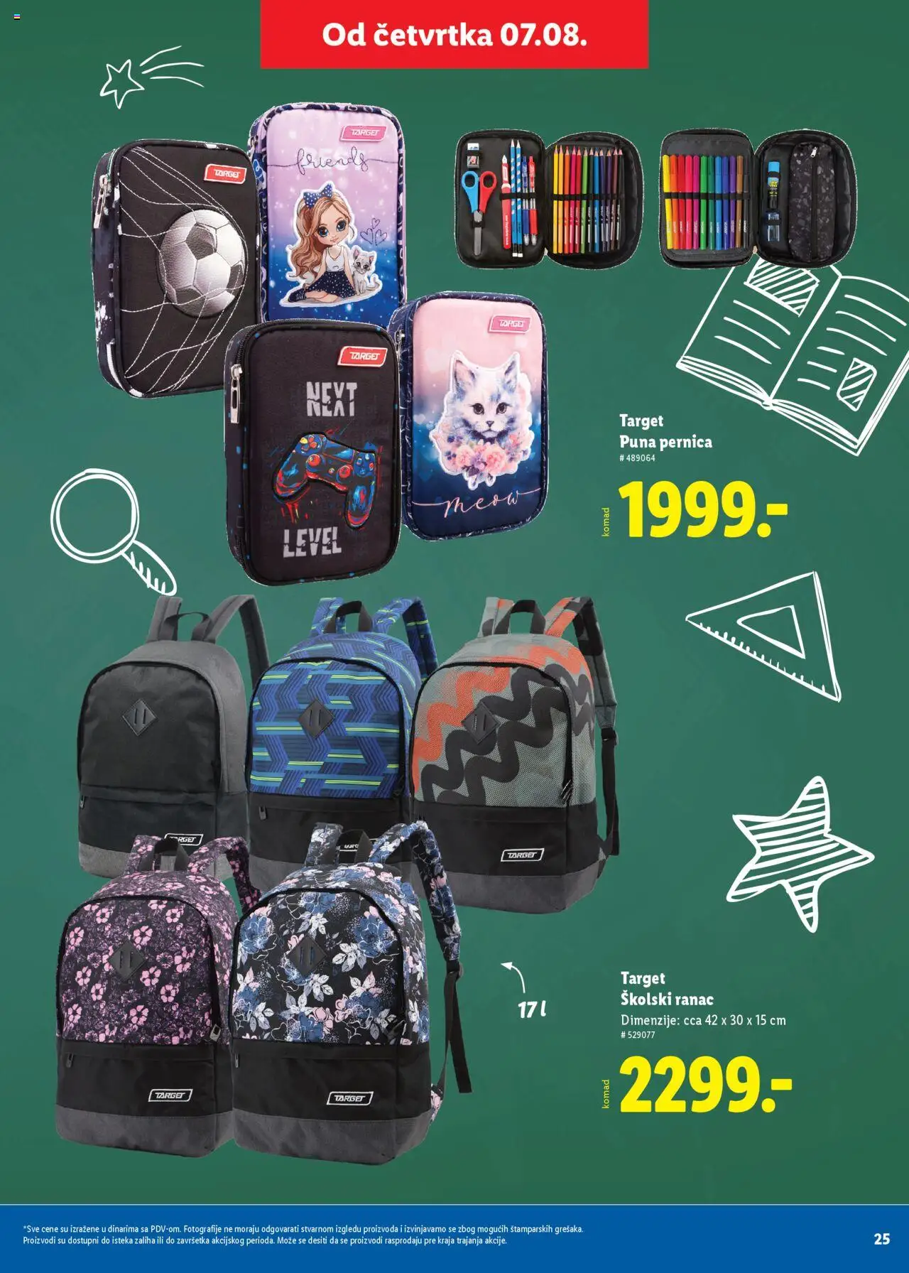 Lidl katalog - važi od 31.07.2025 | Strana: 25 | Proizvode: Ranac